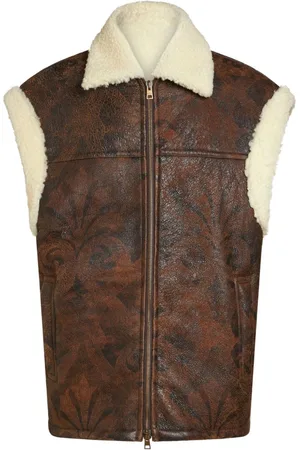 Etro Chaqueta estampada sin mangas