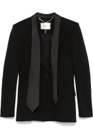 NISSA Blazer con detalle de lazo