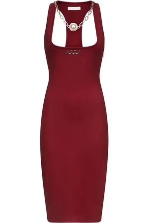 AREA Vestido corto Nameplate