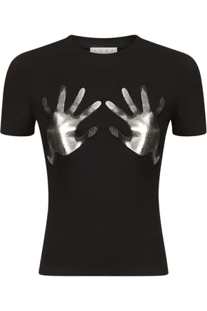 AREA Camiseta con manos estampadas