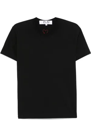 Comme des Garçons Camiseta con parche de corazón característico