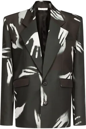 AREA Blazer con estampado gráfico