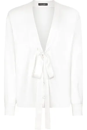 Dolce & Gabbana Camisa con detalle de lazo