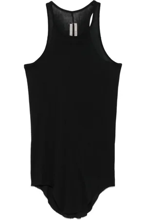 Rick Owens Top de canalé fino