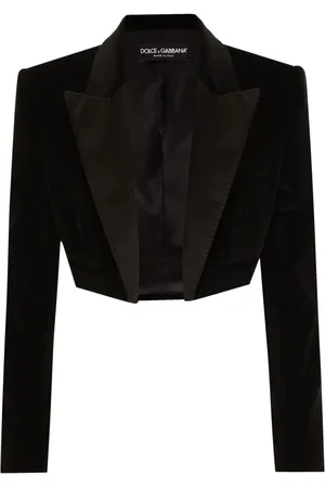 Dolce & Gabbana Blazer corto de terciopelo