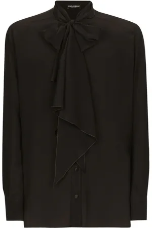 Dolce & Gabbana Camisa con lazo en el cuello