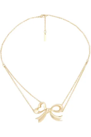 Nina Ricci Collar con doble cadena y lazo