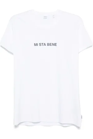 Aspesi Camiseta con eslogan estampado