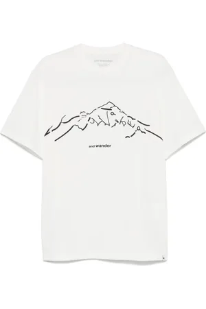and wander Camiseta con motivo abstracto
