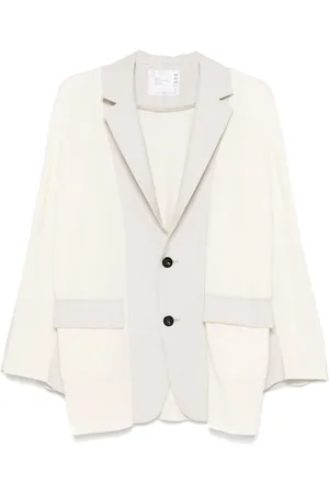 SACAI Cárdigan con paneles