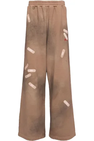 DOUBLET Pantalones de chándal con cinta bordada