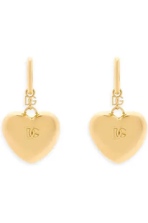 Dolce & Gabbana Pendientes DG con colgante de corazón
