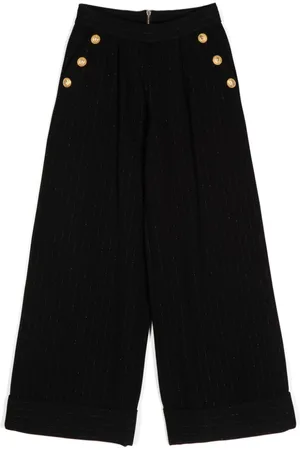 Balmain Pantalones anchos con pinzas