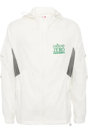 Ground Zero Chaqueta liviana con logo estampado