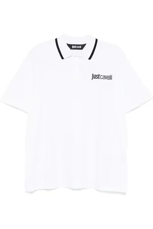 Roberto Cavalli Polo con logo bordado