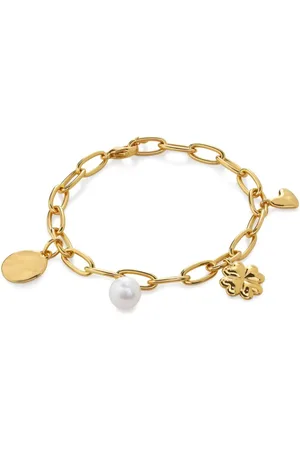 Monica Vinader Pulsera con charm de la suerte