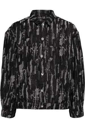 FIVE CM Chaqueta vaquera con efecto envejecido