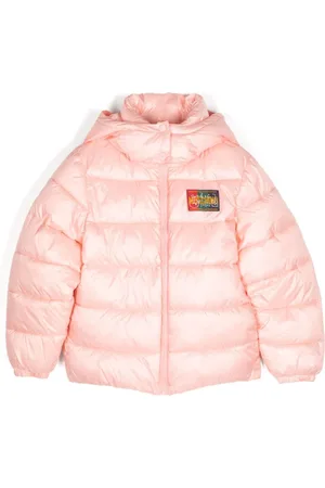 Moschino Plumífero con parche del logo
