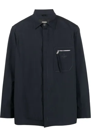 Fendi Sobrecamisa con bolsillo con cremallera