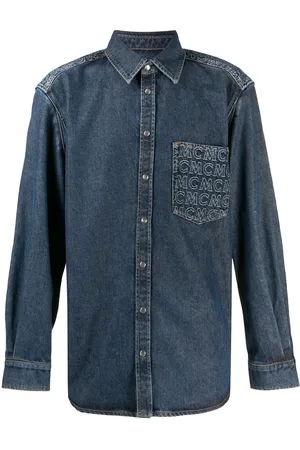 MCM Camisa vaquera con efecto lavado