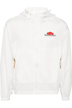 Ground Zero Chaqueta liviana con logo estampado