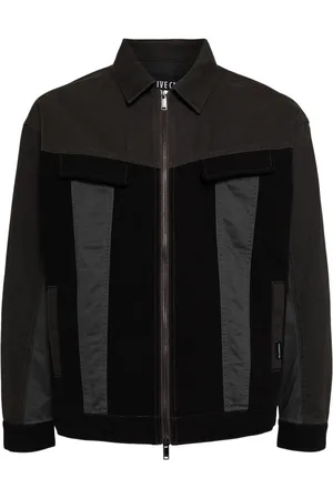 FIVE CM Sobrecamisa de dos tonos con cremallera