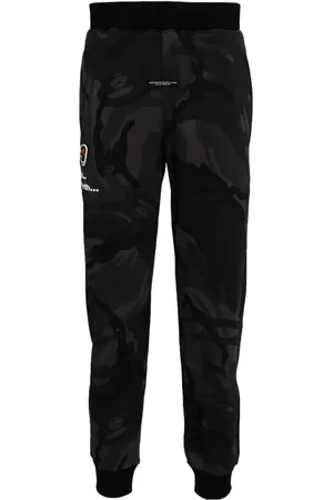 A Bathing Ape Pantalones de chándal con logo bordado