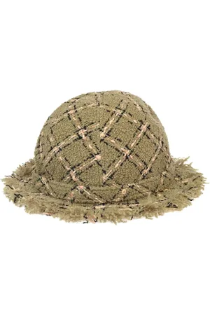 CHANEL Gorro de tweed 1990-2000