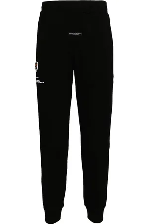 A Bathing Ape Pantalones de chándal con logo bordado