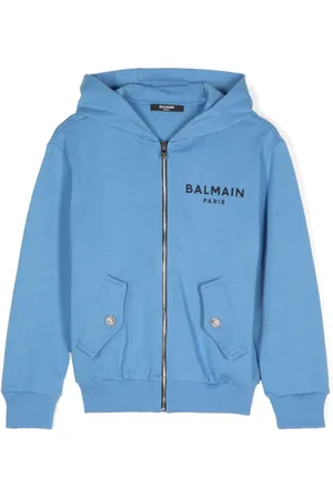 Balmain Sudadera con capucha y logo