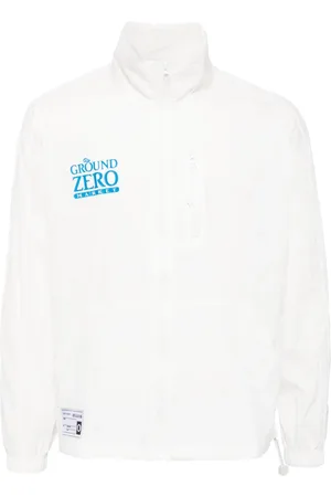 Ground Zero Chaqueta liviana con logo estampado
