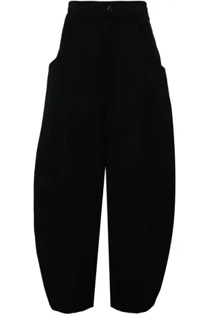 SONGZIO Pantalones balloon anchos con bolsillo redondeado