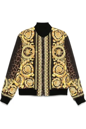 VERSACE Chaqueta bómber con estampado Barocco