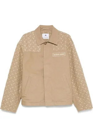 Marine Serre Chaqueta con motivo Moon en jacquard
