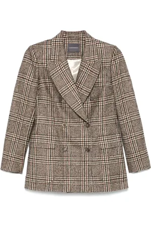 LORENA ANTONIAZZI Blazer a cuadros