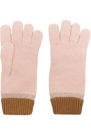 Chloé Guantes con logo bordado