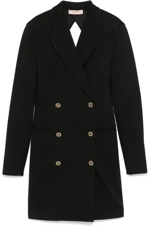 Twin-Set Vestido corto con doble botonadura