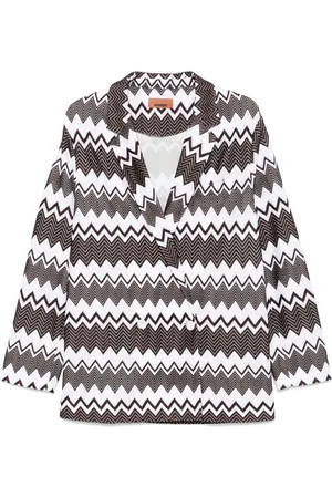 Missoni Blazer con motivo en zigzag