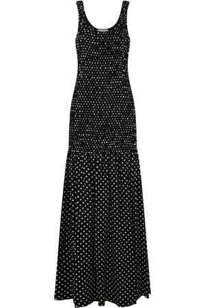 Paco rabanne Vestido largo con motivo de lunares
