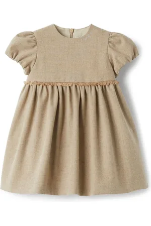 Il gufo Vestido midi con detalle de purpurina