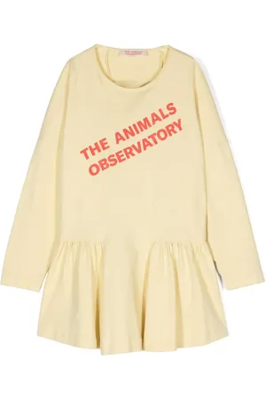 The Animals Observatory Vestido Walrus con logo estampado