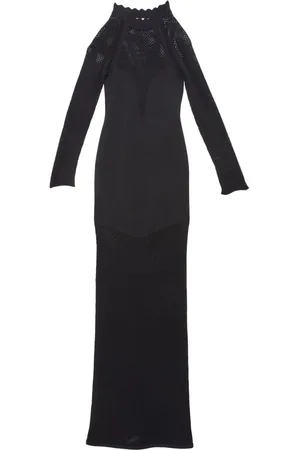 FLEUR DU MAL Vestido festoneado de punto calado