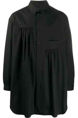 YOHJI YAMAMOTO Camisa oversize con pliegues