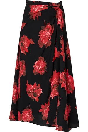 Erdem Falda midi drapeada