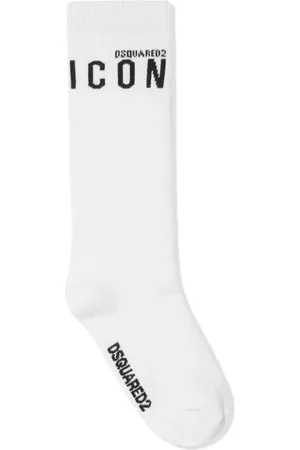 Dsquared2 Calcetines con logo en jacquard