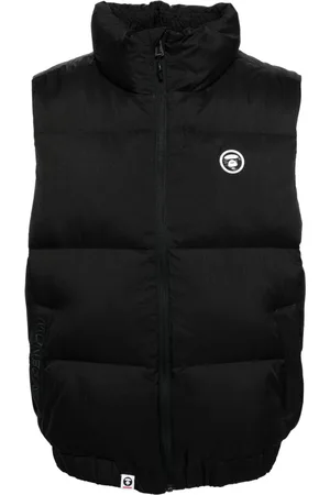 A Bathing Ape Plumífero con parche del logo