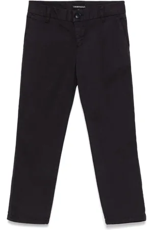 Emporio Armani Pantalones chinos rectos con logo
