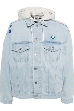 A Bathing Ape Chaqueta con capucha y parche del logo