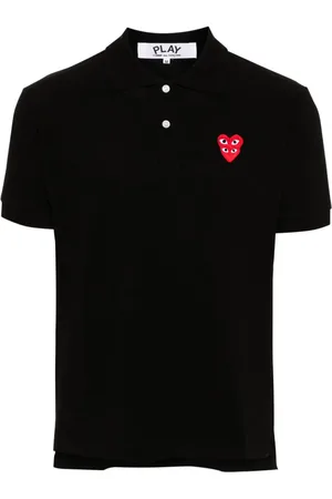 Comme des Garçons Polo con parche de corazón