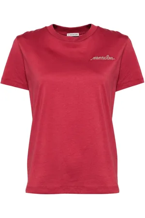 Moncler Camiseta con logo con cuentas